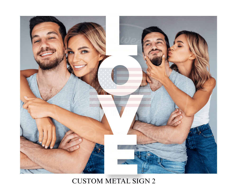 Custom Metal Sign 2 - Your Photos - Several Sizes to Pick From