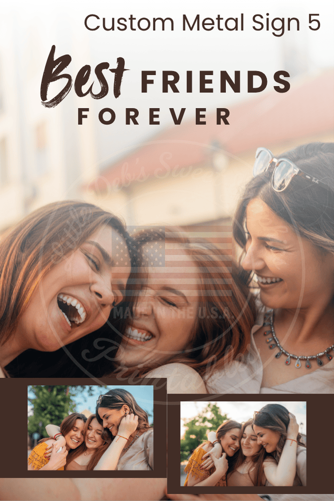 Custom Metal Sign 5 - Your Photos - Several Sizes to Pick From