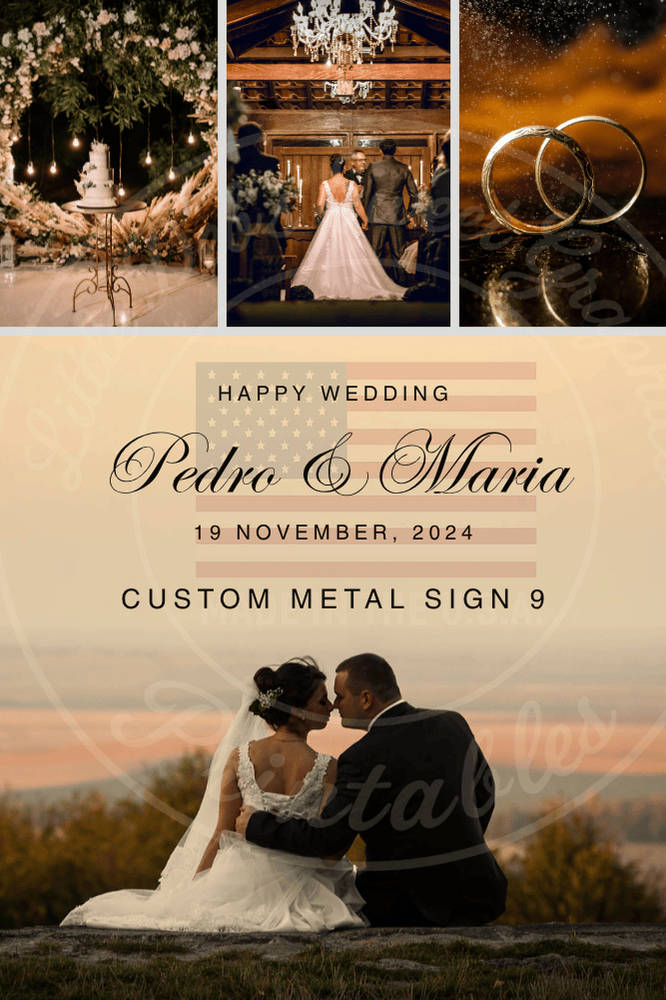 Custom Metal Sign 9 - Your Photos - Several Sizes to Pick From