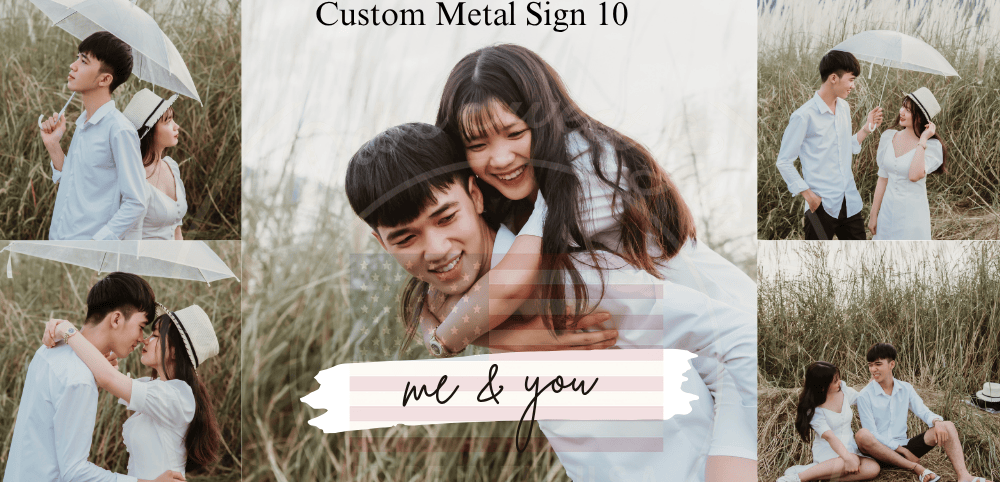 Custom Metal Sign 10 - Your Photos - Several Sizes to Pick From