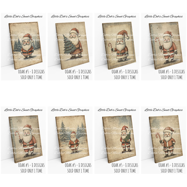 OOAK 5 Design - 8 Different Designs
