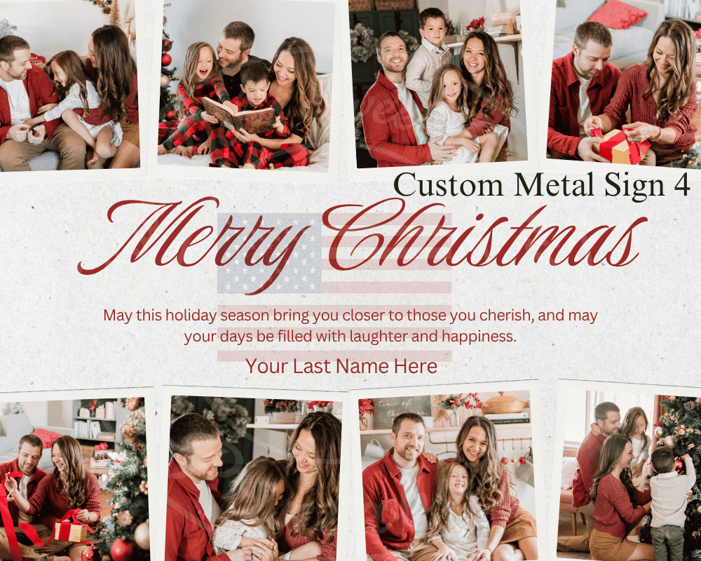 Custom Metal Sign 4 - Your Photos - Several Sizes to Pick From