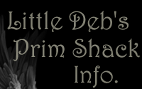 Little Deb's Prim Shack Info.