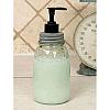 Midget Pint Mason Jar Soap Dispenser - Barn Roof Lid