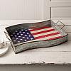 American Flag Serving Tray