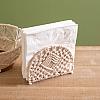 Wood and Macrame Napkin Holder
