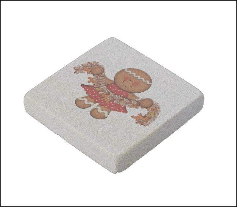 Little Gingerbread Girl Cutting Board Stone Magnet